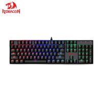 Redragon K551 RGB MITRA 104ปุ่มนำคีย์บอร์ดเล่นเกม Backlit เชิงกลสำหรับนักเล่นเกมคอมพิวเตอร์