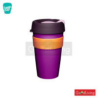 แก้ว KeepCup แก้วสีม่วงฝาม่วงเข้มที่จับสีส้ม-16oz/K-KCFA16-RH