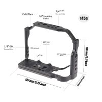 ’【‘【；=- Camera Cage Rig For Canon Eos R10 DSLR Camera With Arca-Swiss Quick Release Plate Mount Ing Stabilizer Rig W 1/4 3/8 Screw