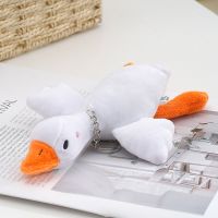 Duck Keychain Plush Keychain Goose Keychain Big Goose Doll Pillow Plush Toy Duck Plush Toys Fluffy Doll Keychain Cute Animal Key Chains