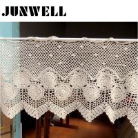 100% Cotton Crochet curtain valance hand work kitchen curtain French style handmade needle crochet curtailments fashion vintage