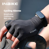 INBIKE ถุงมือขี่มืออาชีพถุงมือปั่นจักรยานใหม่ถุงมือครึ่งนิ้วทนต่อการสึกหรอระบายอากาศถุงมือขี่จักรยานเสือภูเขากันความชื้นอุปกรณ์วิ่งการออกกำลังกายกลางแจ้งจักรยานเสือหมอบฤดูใบไม้ผลิฤดูร้อน