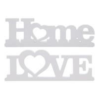 Home Decorative Signs Modern Letter Logo Ornament Delicate Home Word Table Sign Decor for Modern Apartment Office and Home beneficial