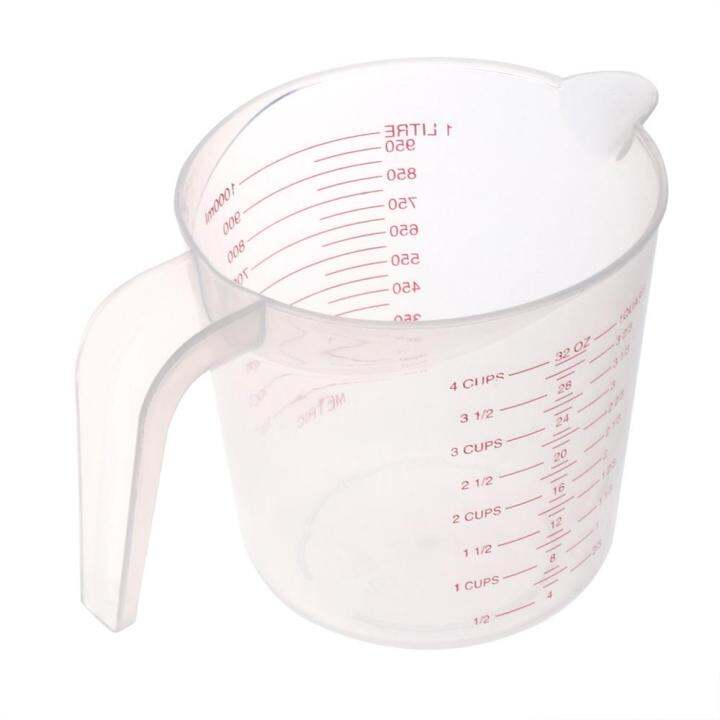 measuring-cup-1000mlแก้วตวง-แก้วพลาสติก-ถ้วยตวงของเหลว-ถ้วยตวง-ถ้วยพลาสติก-1000ml-4-cup-tasse-32oz-ถ้วยตวงพลาสติก-ถ้วยตวงน้ำ-ถ้วยตวงแบบมีด้ามจับ