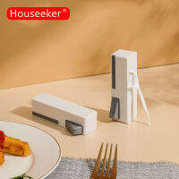 Houseeker กล่องเก็บของไหมขัดฟันแบบอัตโนมัติเคสใส่ของพกพาการดูแลความสะอาดในช่องปากทำความสะอาด