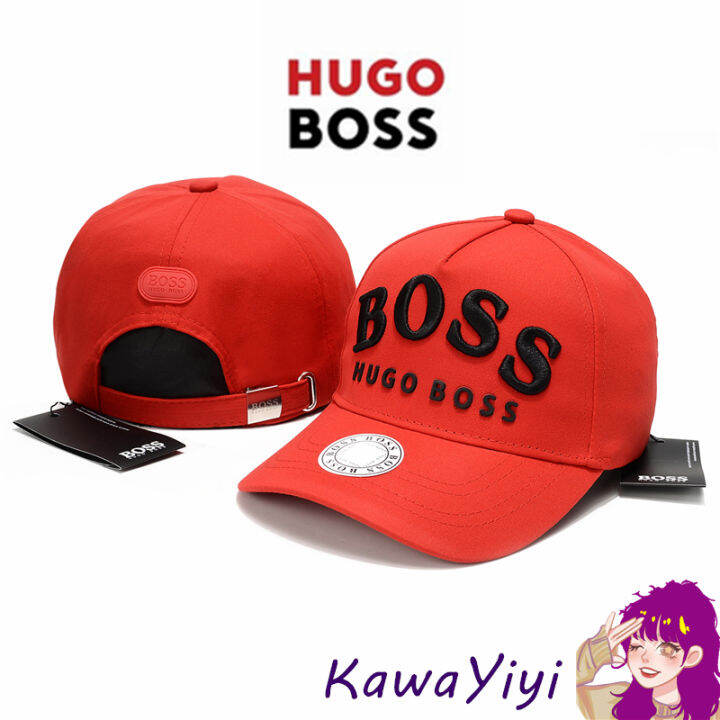 สุดหรูคุณภาพสูง-hugo-boss3หมวกแก๊ปเบสบอลสำหรับทุกเพศกีฬาระบายอากาศได้ดีหมวกลิ้นเป็ด