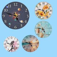 ZZOOI 12 inch Modern Design Wall Clocks Living Room Non-Ticking Silent Quartz Landscape Wall Clock for Kitchen Bedroom reloj de pared