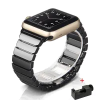 Ceramic Strap For Apple Watch Ultra 8 7 6 5 4 SE Band 49mm 45mm 44mm 40mm 41mm Bracelet Metal Watchband for iWatch 3 42mm 38mm Straps