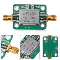 เครื่องขยายสัญญาณรบกวน RF ต่ำ LNA 50-4000MHz SPF5189 เครื่องขยายสัญญาณ RF เครื่องรับสัญญาณสำหรับวิทยุ FM HF VHF / UHF แฮม