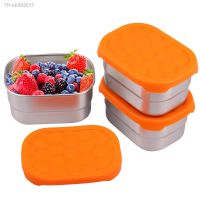 ♙ 3Pcs Stainless Steel Snack Containers Bento Box Leakproof Portable Small Food Storage Container Lunch Box Dishwasher Freezer