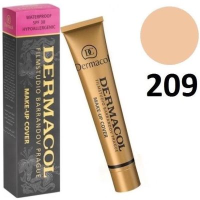 DERMACOL FILM STUDIO BARRANDOV PRAGUE make-up cover SPF30 เบอร์ 209