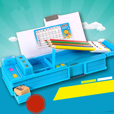 Creative Multifunction Automatic Pencil Case Kawaii Cute Stationery Box Escolar School Papelaria Penalty Chancery Calendars
