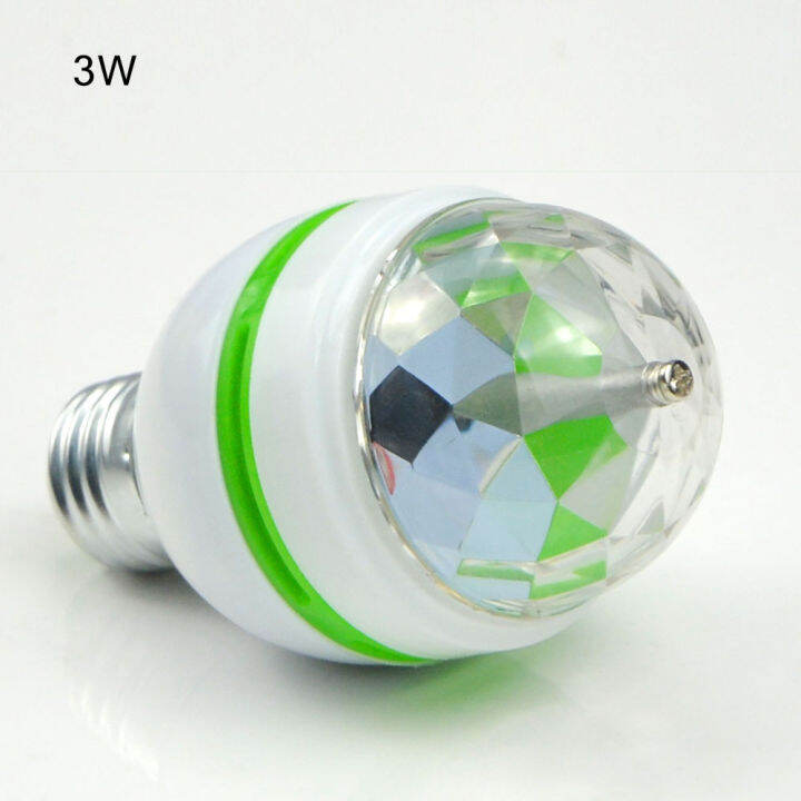 worth-buy-หลอดไฟไฟปาร์ตี้โคมไฟ-led-หลอด-rgb-3w-6w-สำหรับไฟตกแต่งบ้านไฟดิสโก้-e27ไฟดิสโก้เวทีหมุนรอบอัตโนมัติสีสันสดใส