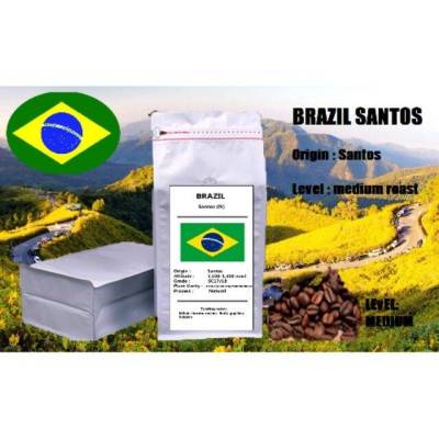 เมล็ดกาแฟคั่ว Brazil 250g (Medium) roast