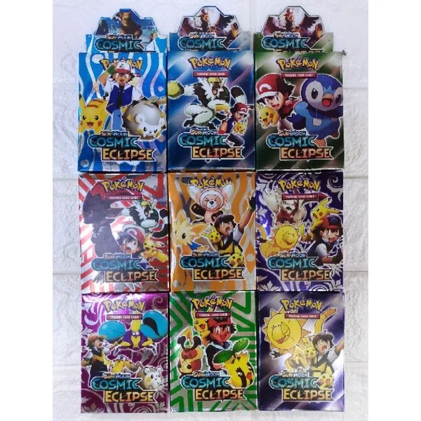 aa shop YCH toys Pokémon trading card sun&moon cosmic eclipse 1box ...