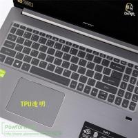 【❂Hot On Sale❂】 erwang81474714 สำหรับ Acer Aspire 5 A515-52 A515-52g 57mu A515-52-526c 15.6 แผ่นครอบแป้นพิมพ์ Lap Tpu เคลียร์ป้องกันผิวโน้ตบุ๊ค