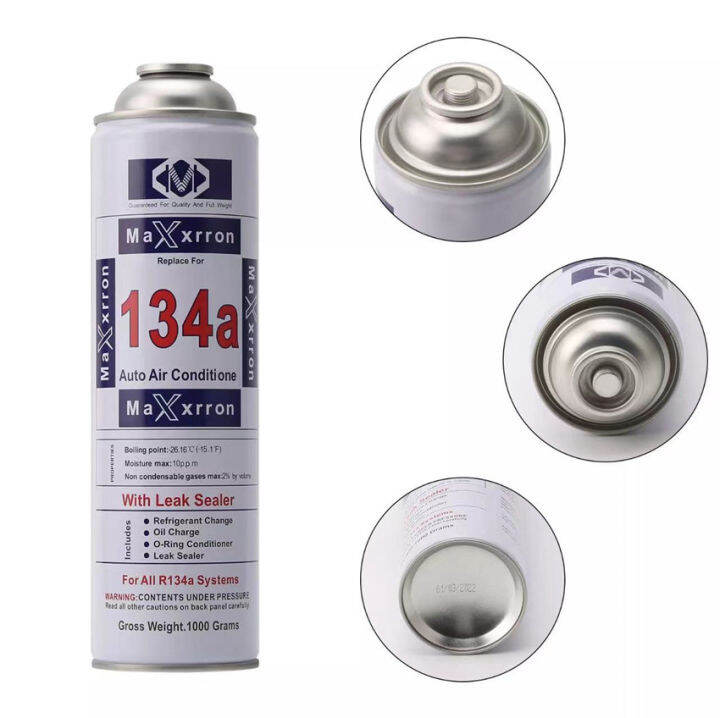 R134A น้ำยาแอร์ refrigerant 1กระป๋อง 1000g R134A | Lazada.co.th