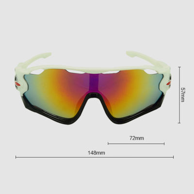⚡SUPER DEALS⚡ AIELBRO แว่นตากันแดดสำหรับใส่ปั่นจักรยาน ออกกำลังกายกลางแจ้งป้องกันแสงแดดจ้า