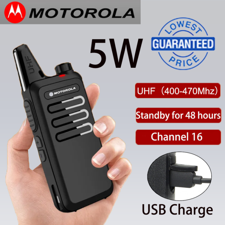 【Free headset】 2 Units buy 1 take 1 MOTOROLA C1 Mini walkie talkie 5W
