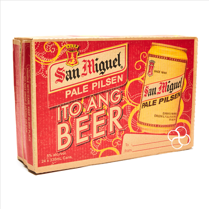 San Miguel Pale Pilsen Beer Can 24 x 330mL | Lazada PH