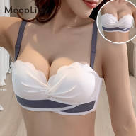 MeooLiisy Multiway Strapless Bras Thick Cup Women Push Up Splice Underwear thumbnail