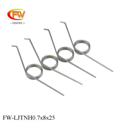 FINEWE 10pcs/Lot Garbage Can Adjustable 3 Coils Stainless Steel 304 Torsion Spring Electrical Connectors