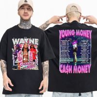 ☸☽ Rapper Lil Wayne Young Money Gash Momny Graphic T Shirt Man 90s Vintage T Shirt Hip Hop Streetwear Fashion Tee Shirt Tops