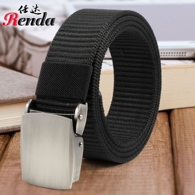 supply automatic plate alloy buckle nylon belt home recreational mens with a gift ✷❁