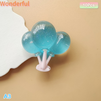 ?【Lowest price】Wonderful 10ชิ้นเรืองแสงในที่มืดโปร่งใสบอลลูนเครื่องประดับทำด้วยมือวัสดุ DIY อุปกรณ์เสริมเรซิน