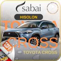 SABAI ผ้าคลุมรถยนต์ TOYOTA CROSS 2020 Gen 1 เนื้อผ้า HISORON แข็งแกร่ง ทนทาน นานจนลืมเปลี่ยน #ผ้าคลุมสบาย ผ้าคลุมรถ sabai cover ผ้าคลุมรถกะบะ ผ้าคลุมรถกระบะ