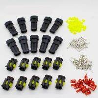 10 Kit 2 Pin Way Waterproof Electrical Wire Connector Plug