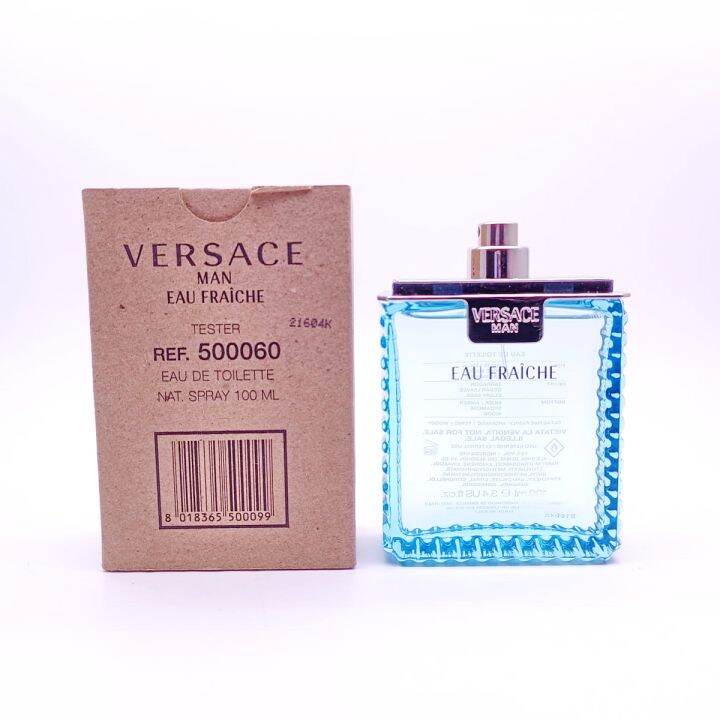 Versace Eau Fraiche For Men EDT 100ml (TESTER TDK ADA TUTUP, BATCH 2022) Lazada Indonesia