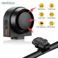 Rockbye Bicycle Anti-thef Alarm with Remote Bike Wireless Lock Cycling Accessories Waterproof Bike Security Systerm Sensor Alarm Locks