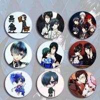 【LZ】▦  Anime Black Butler Broche Pins Cosplay Badge Acessórios para Roupas Decoração de Mochila Brinquedos de Presente Infantil Nova Chegada