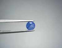 ไพลิน(Blue Sapphire Ceylon) ซีลอน เผาเก่า "อัญมณีแห่งปัญญา" น้ำหนัก 0.64 ct. ขนาด 4.6*2.9 mm. พลอยแท้ 100% เนื้อดี ราคาถูก