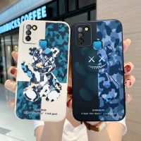 GRLCASE เคสสำหรับ Infinix Smart 5,เคสโทรศัพท์ซิลิโคนลายหมีทันสมัยสำหรับ Infinix Hot 9 Play Infinix Hot 10S Infinix Hot 10 Infinix Hot 11S