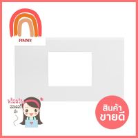 หน้ากาก 2 ช่องกลาง CT ELECTRIC A-1022 สีขาวWALL PLATE CT ELECTRIC A-1022 2-GANG WHITE **มีบริการชำระเงินปลายทาง**