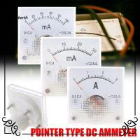 NAICKERTH 91C4 หัวแอมมิเตอร์ 0-1A 2A 3A 5A 10A 300mA 500mA มิเตอร์แอมป์ DC แอมมิเตอร์แอมมิเตอร์ มิเตอร์แผงอนาล็อก เครื่องมือวัดขนาด