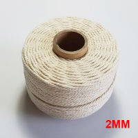 100 Natural cotton rope twine macrame cords tag hang handmade accessory DIY