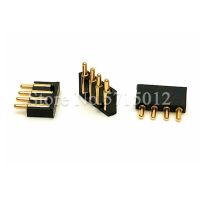 ❉◄☈ 5Pcs Gold-plating Conductive Needle 2.0mm Pitch Spring Loaded Probe Charging Thimble 4-pin Battery Pogo Pin Connector