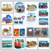 ❀卍✙ Asia Nepal Myanmar Oman Vietnam Tourist Souvenir Fridge Magnets Handicraft Magnetic Refrigerator Collection Gifts