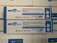 ชุดตรวจ atk ยี่ห้อ Hip Biotech 2 in 1จมูกและน้ำลาย ตรวจโอไมครอนได้ ก้าน swab ยาว มีอย.