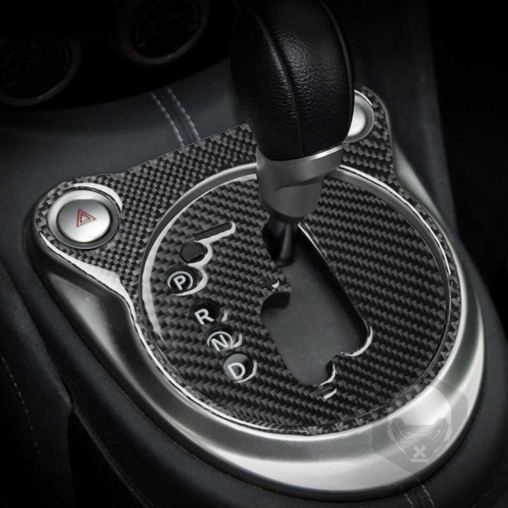 hot-k-ชุดสติกเกอร์ติด370z-อุปกรณ์ตกแต่งภายในรถยนต์คาร์บอนไฟเบอร์แท้สำหรับรถยนต์นิสสัน370z-z34-2009-up-แผงหน้าปัดแผงหน้าปัดรถยนต์ขอบ