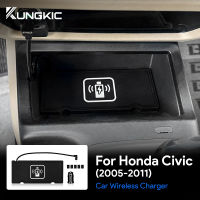 แท่นชาร์จไร้สาย สําหรับรถยนต์ Honda Civic iPhone Huawei Xiaomi Samsung dkv