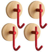 4pcs Stick On Wall Towel Kitchen Heavy Duty Closet Bedroom No Drilling Simple Strong Bathroom Coat Save Space Self Adhesive Hooks