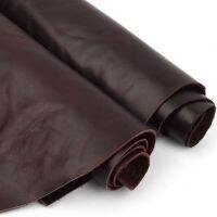 Purple Retro Oil Wax Leather Handmade DIY Leather Sofa Soft Bag Leather Fabric Head Layer Cowhide Leather