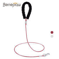 Benepaw Strong Chew Proof Dog Leash No Tangle Steel Cable Comfy Foam Handle Waterproof Training Leash For Teething Puppy