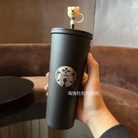 Startbuck Official Storev Starbuck Straw Starbuck ถ้วย Sedotan Stainless Steel ถ้วยฉนวนกันความร้อนดูสูงถ้วยน้ำผู้ชายความจุขนาดใหญ่แก้วกาแฟ Starbuck ถ้วยฉนวนกันความร้อน