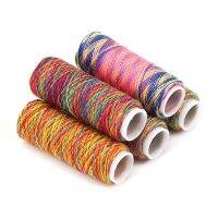 【YD】 5pcs/Pack 402 Thread Colorful Sewing Small Roll Gradient Machine Multi-Color