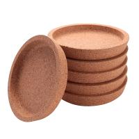 Cork Coasters, 4 Inch Absorbent Heat Resistant Round Cork Coasters for Most Kind of Mugs in Office or Home